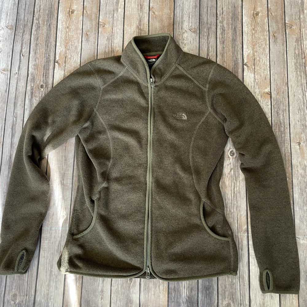 The North Face zip up fleece jacket